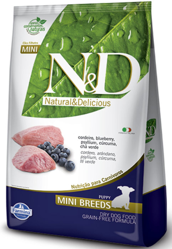 ND PRIME CANINE CORDEIRO PUPPY MINI  2,5KG